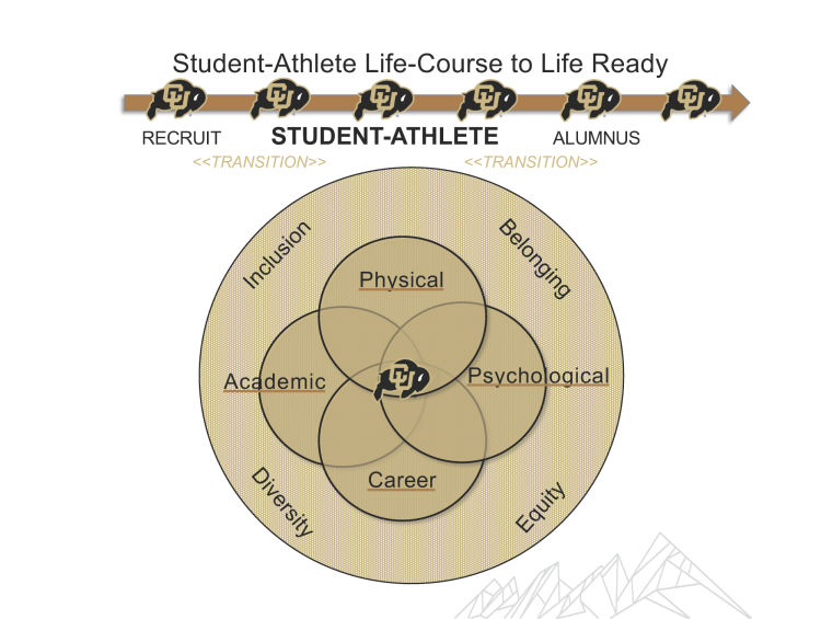 WHOLE student athlete life-course diagram