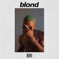 Album cover featuring a mean with green and the title "blond"