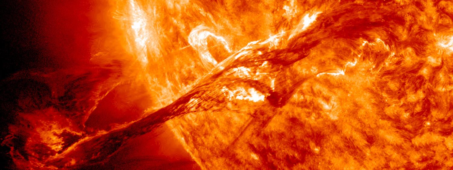 solar storms Earth atmosphere