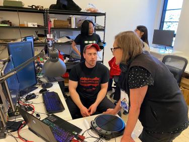 Attendees visited labs at Anschutz