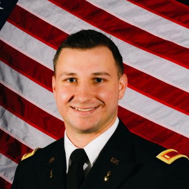 Shane Smith in Army ROTC greens