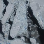 Closeup of arctic sea ice