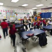 Adriana Alvarez in classroom