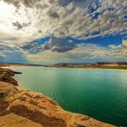 Lake Powell, a reservoir on the Colorado River. 