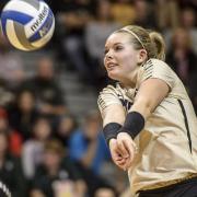 Sportswomen of Colorado honoree Alexa Smith playing volleyball