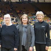 Boulder Campus Staff Council: Chancellor DiStefano, Claire Figel, Beth Kroger, Polly Pollard, Suzanne Stafford and Ceal Barry