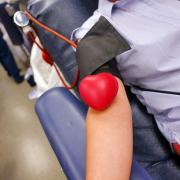 Stock image of a blood drive