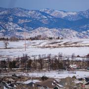 A view of a burned neighborhood in Superior, CO