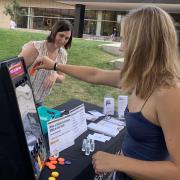 Anna Brennan helping during Fall 2021 Move-In (photo provided)