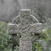 Stone, Celtic-style cross