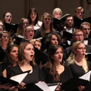 CU choirs sing during concert