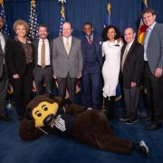 Coach Prime at the Colorado State Capital Building With the Colorado Black Caucus