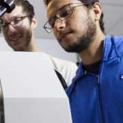 researchers in the lab