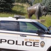 CUPD vehicle on campus