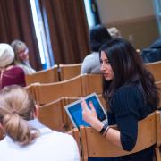 Women talk at Diversity and Inclusion Summit in the UMC