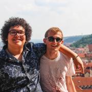 Education Abroad students overlook Prague, Czech Republic