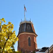 Old Main in the fall