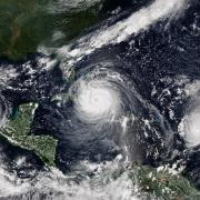 Hurricanes Katia, Irma and Jose on Sept. 8, 2017. 