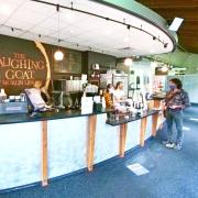 Laughing Goat coffee shop in Norlin Library