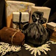Sustainably wrapped Christmas presents
