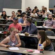 Students in a classroom