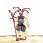 Illustration of Renaissance era fool