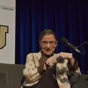 Ruth Bader Ginsburg at CU Boulder