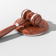 Stock image of a gavel