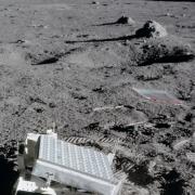 Lunar Ranging Retroreflector on the surface of the moon