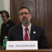 Marcus Holzinger testifying before the U.S. Congress