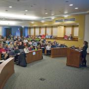 Mini Law School session at Wittemyer Courtroom