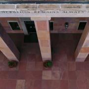 Norlin Library columns