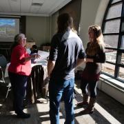 Campus community members interact at an NSF workshop
