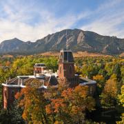 Old Main in the fall