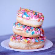 Fruity pebble doughnuts