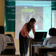 PhET program being used in Cambodia