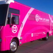 The Pink Life Saver mobile mammography bus