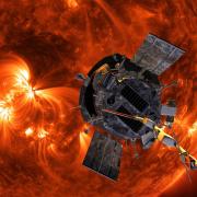 Artist's depiction of the Parker Solar Probe approaching the sun. (Credit: NASA/Johns Hopkins University APL)