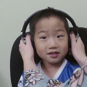 A child having their hearing tested