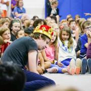 Students watch a performance of Shakespeare's "The Tempest" during a past Colorado Shakespeare Festival season