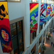 UMC atrium banners