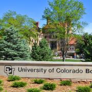 University of Colorado Boulder sign