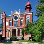 Temple Aaron synagogue, located in Trinidad, Colorado, is the state's oldest synagogue.  Photo credit: Louis Davidson (Synagogues 360)