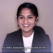 First place winner Varsha Rao during live webinar 