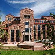 Wolf Law Building on the CU Boulder campus