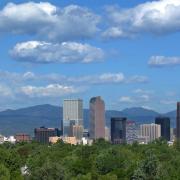 Shot of Denver skyline