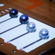 Robots on display at the ATLAS Research Showcase. Photo by Glenn Asakawa.