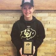 @cubuffswomenshockey Instagram | Congratulations to Leah MacArthur on being named the 2017-18 CU Club Sports Athlete of the Year!