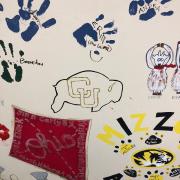 Minnesota | CU Buff drawing from 10 years ago spotted on a Camp One Heartland wall.