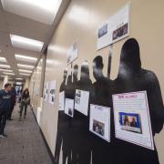 Student-curated exhibit exploring CU's history of student social activism. Photo by Glenn Asakawa.